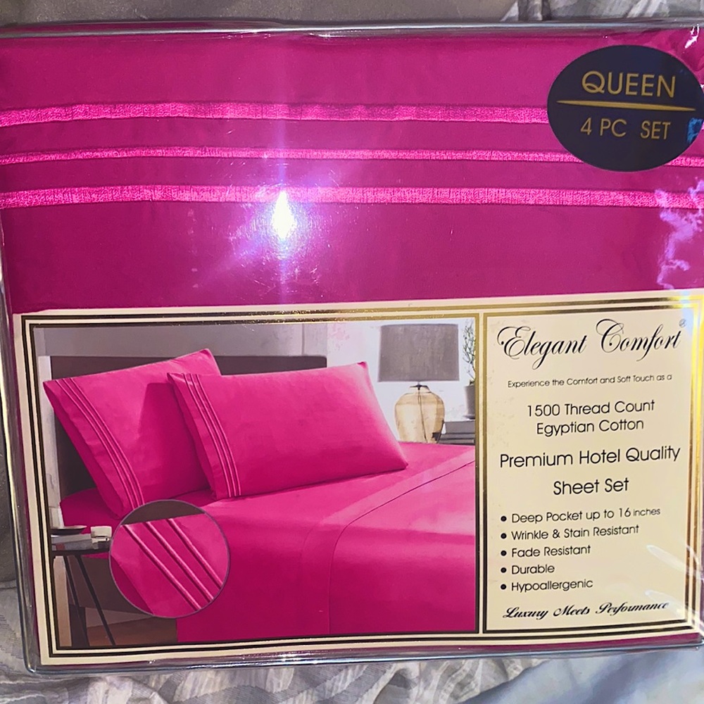 Egyptian Cotton Queen Sheet set